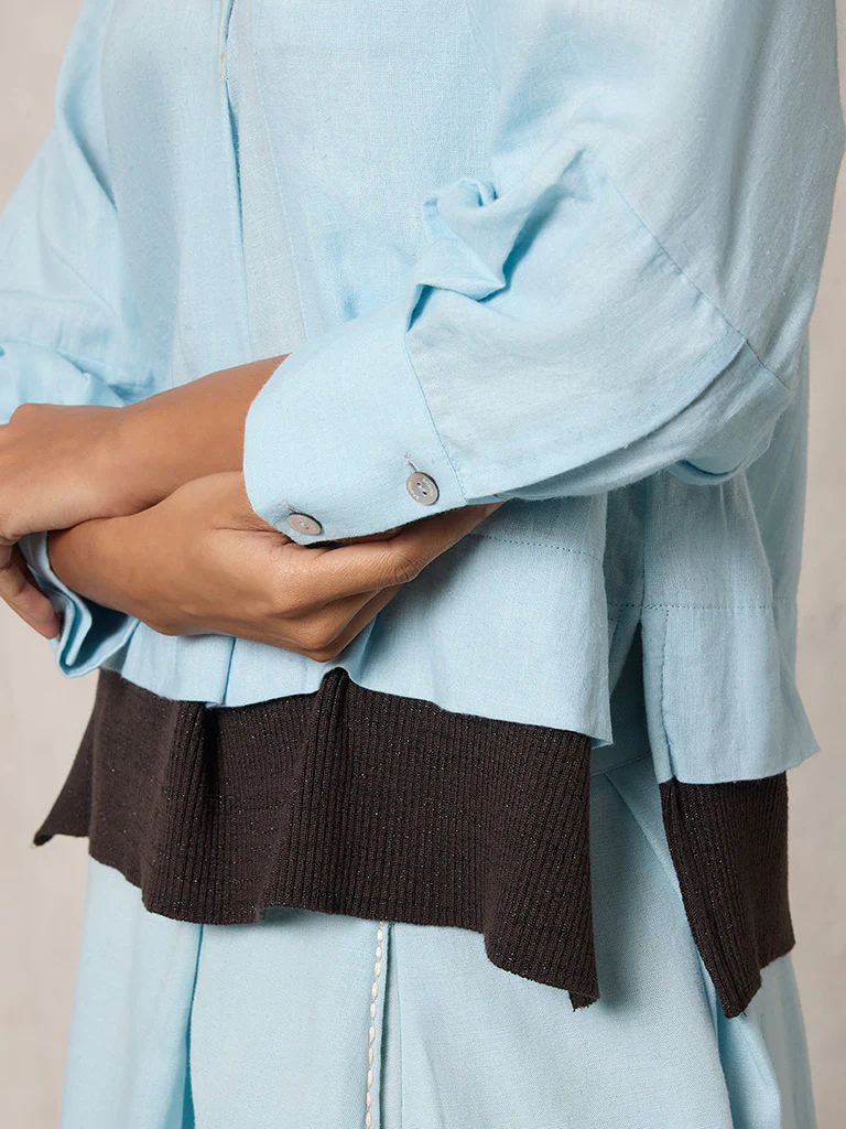 Solid Light Blue Shirt - Image 4