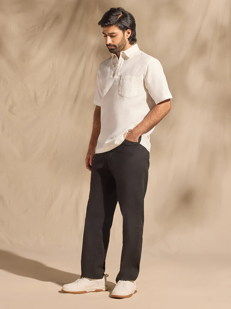 Solid Shirt - White - Image 2