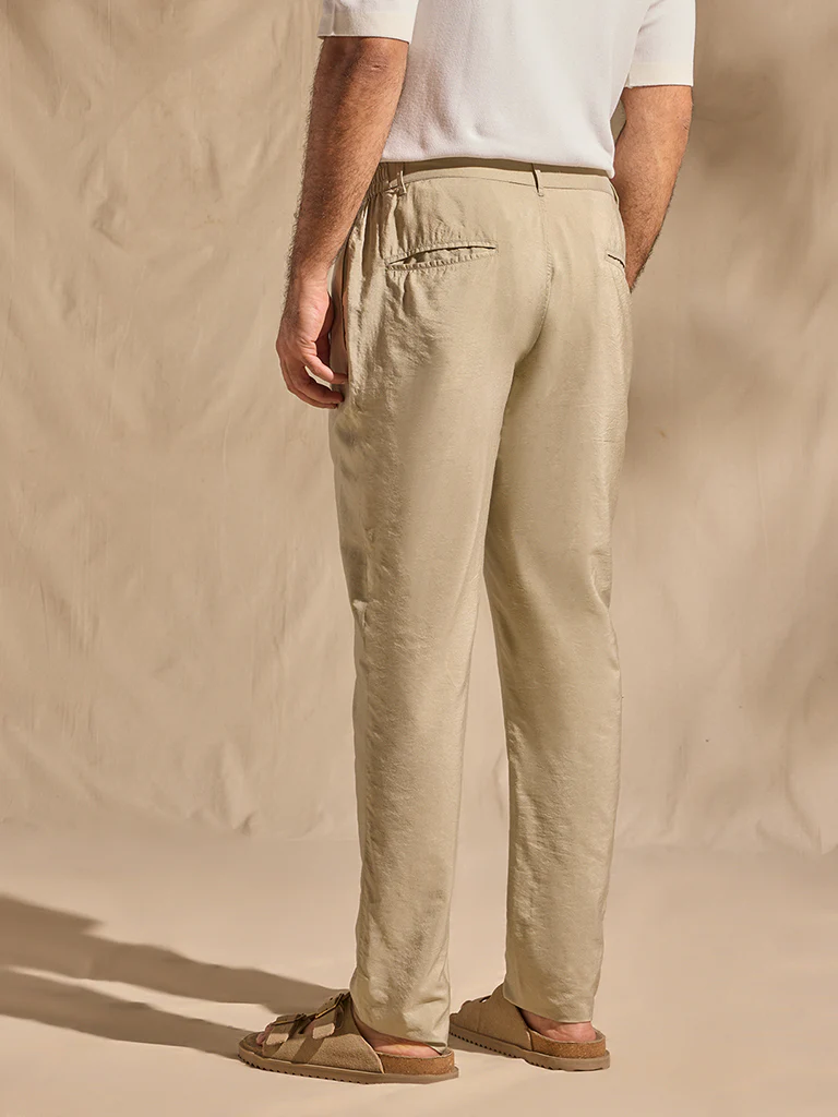 Solid Trousers - Oyester - Image 4