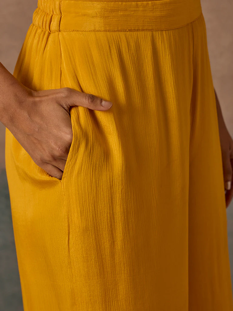 Straight-Leg Mustard Pants - Image 3