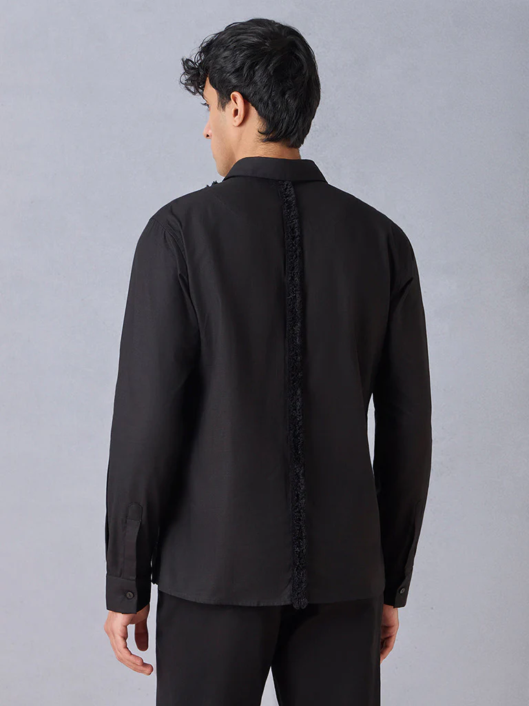 Textured Black Shirt - Image 5