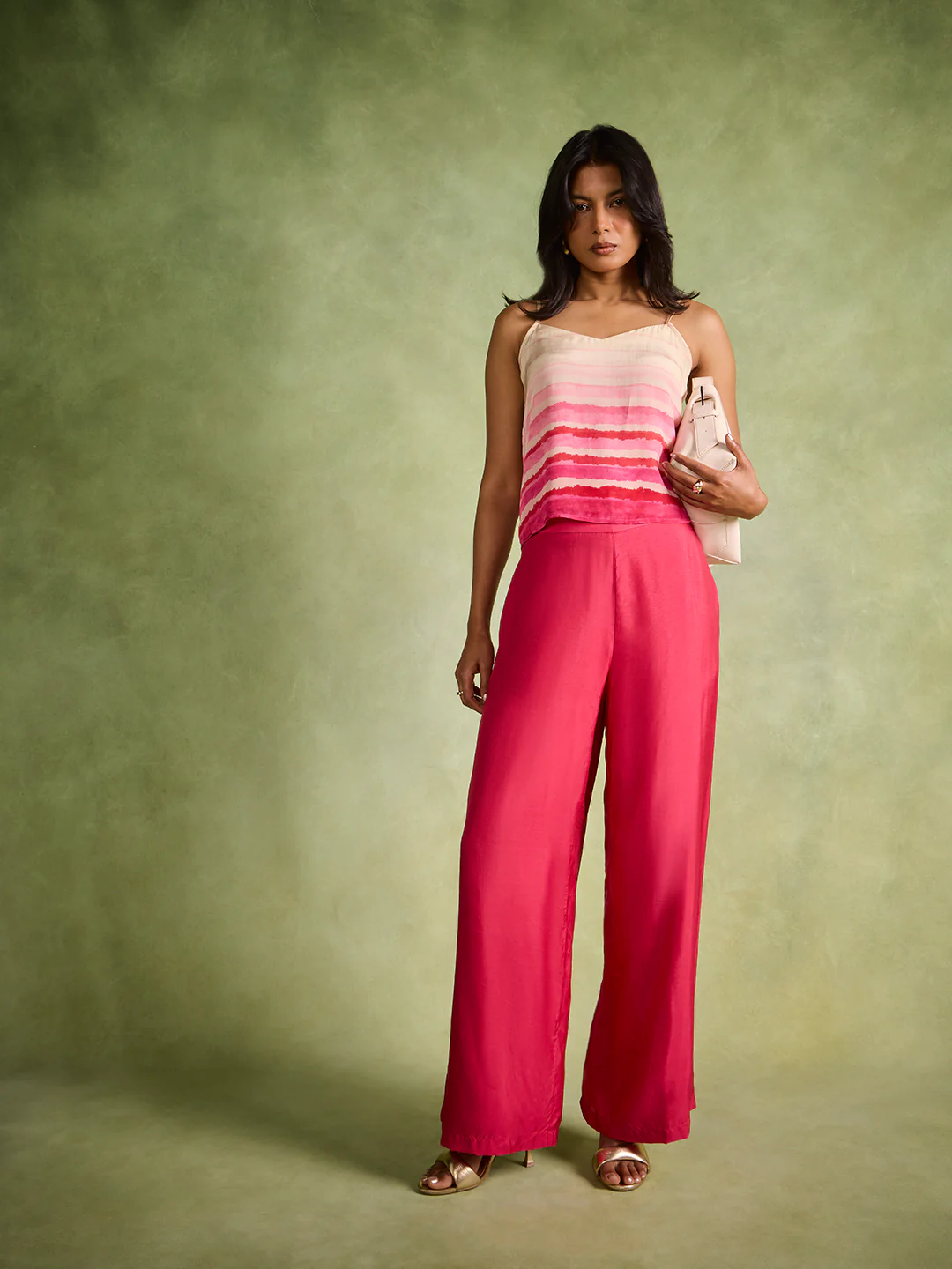 Wide-Leg Pants – Pink - Image 2