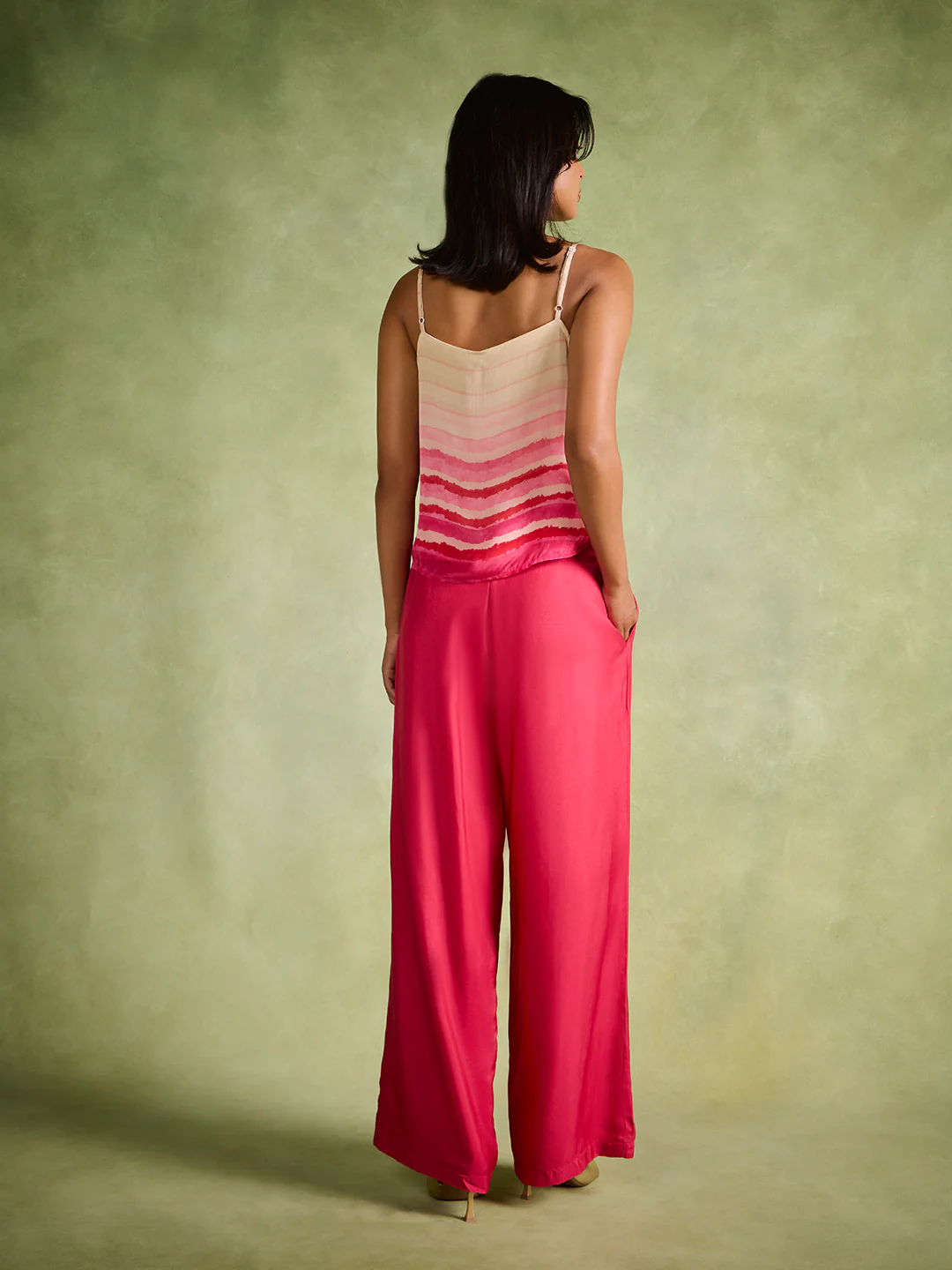 Wide-Leg Pants – Pink - Image 4