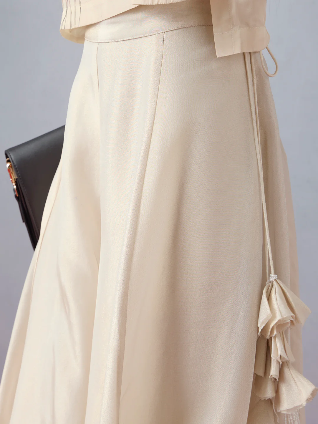 Wide-Leg Palazzos - Beige - Image 3