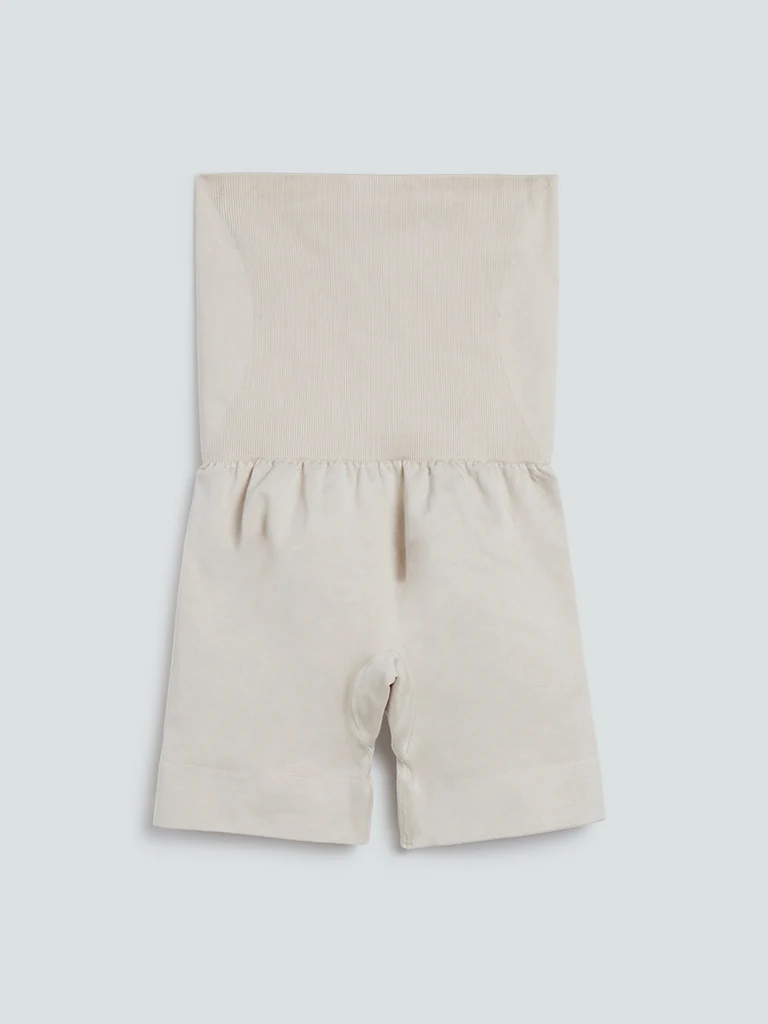 Wunderlove Beige Seam-Free Shaping Longpant - Image 2