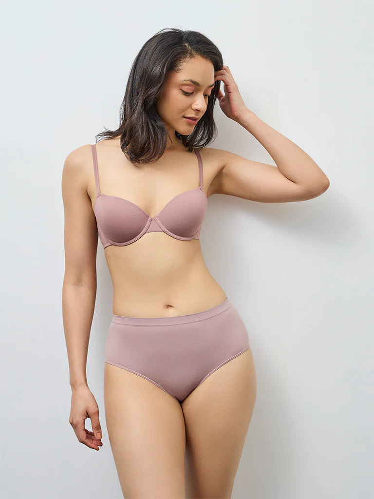 Wunderlove Beige Seamfree Full Briefs