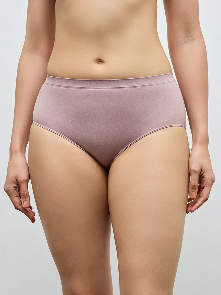 Wunderlove Beige Seamfree Full Briefs - Image 2