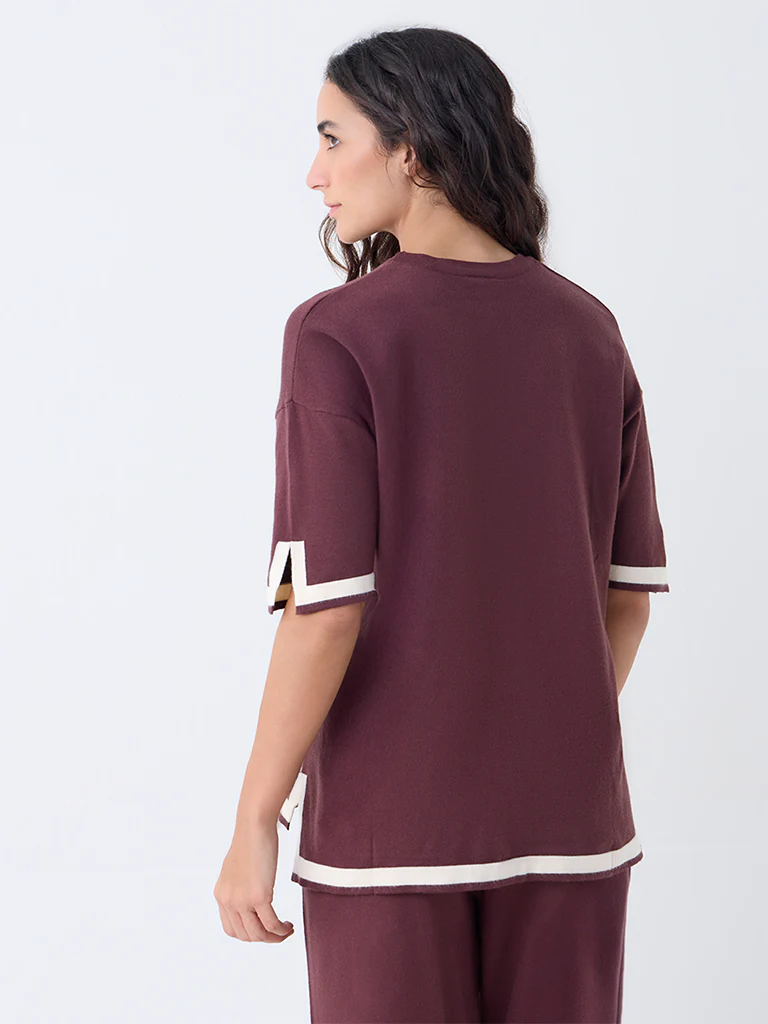 Wunderlove Brown Solid Top - Image 4