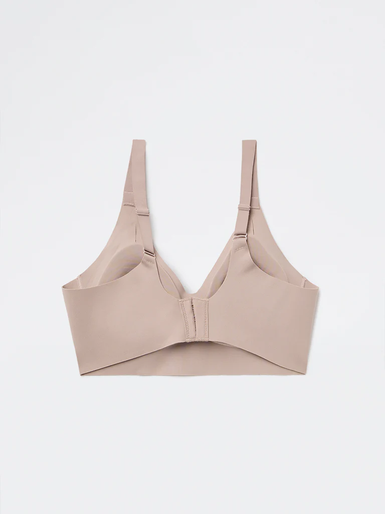 Wunderlove Dusty Beige Cotton-Blend Fygure Shaping Bra - Image 6