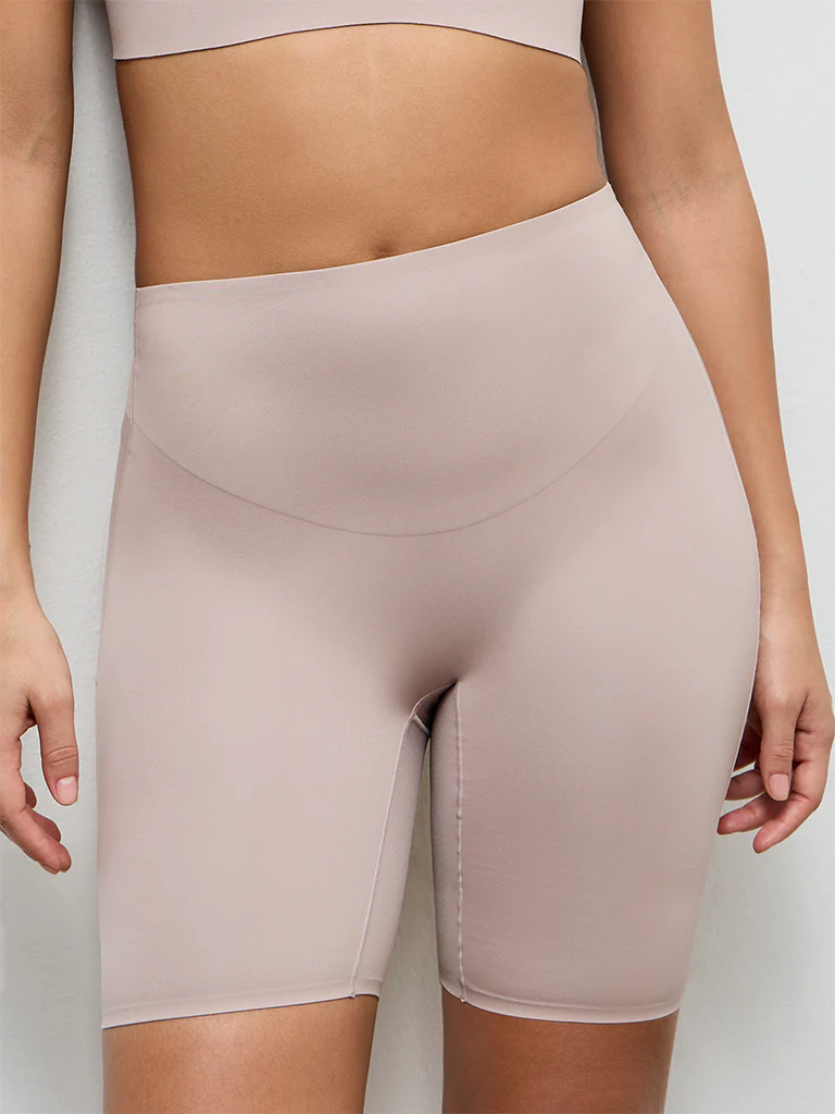 Wunderlove Dusty Beige High-Rise Fygure Shaping Longpant - Image 3