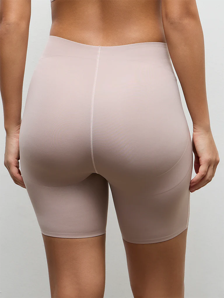 Wunderlove Dusty Beige High-Rise Fygure Shaping Longpant - Image 5