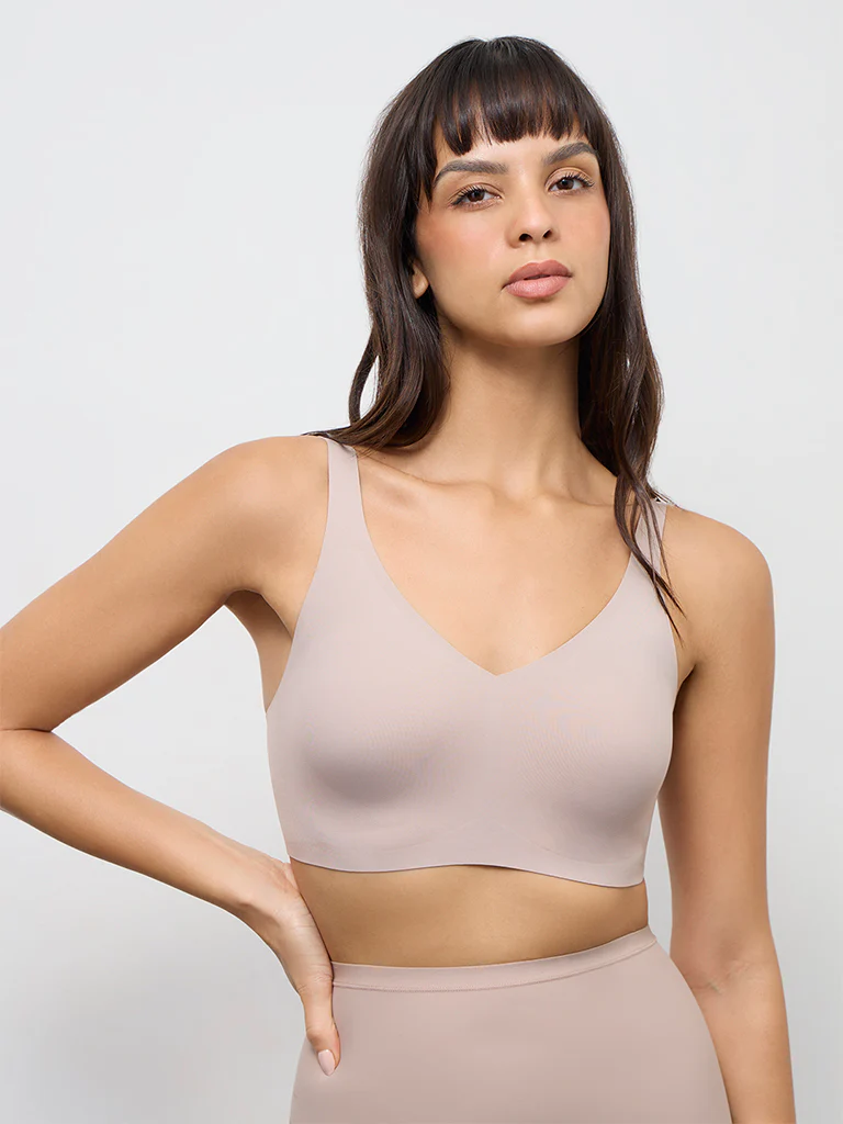 Wunderlove Dusty Taupe Padded Bra - Image 2