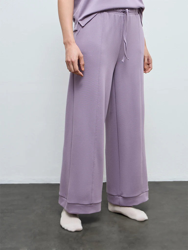 Wunderlove Lavender High-Rise Pants - Image 2