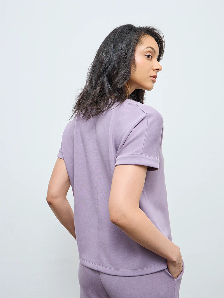 Wunderlove Lavender Solid Top - Image 4