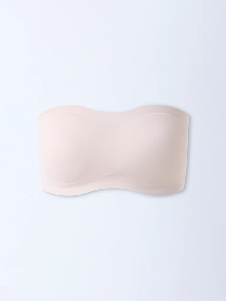 Wunderlove Light Beige Invisible Supergrip Padded Bra - Image 5