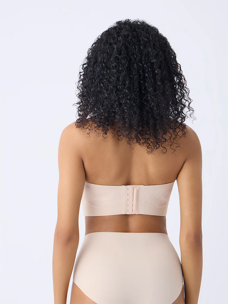 Wunderlove Light Beige Shadow Sculpt Padded Bandeau Bra - Image 4