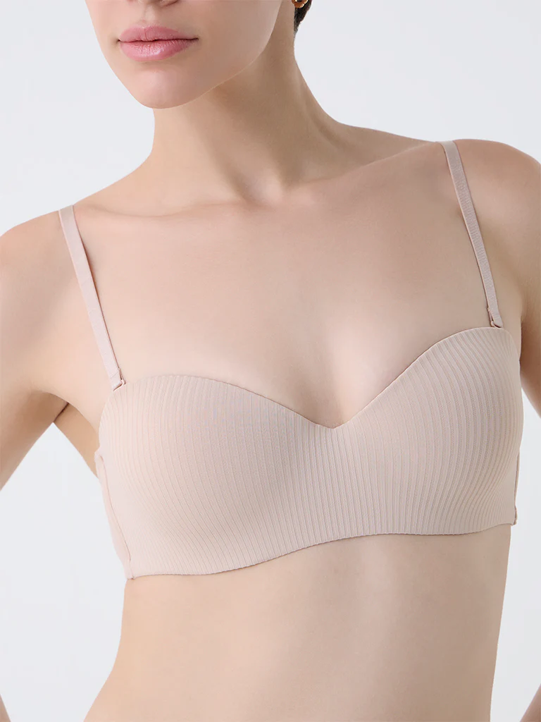 Wunderlove Light Beige Underwired Strapless Bra - Image 3