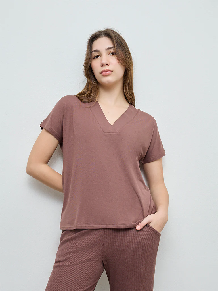 Wunderlove Light Brown Solid Top