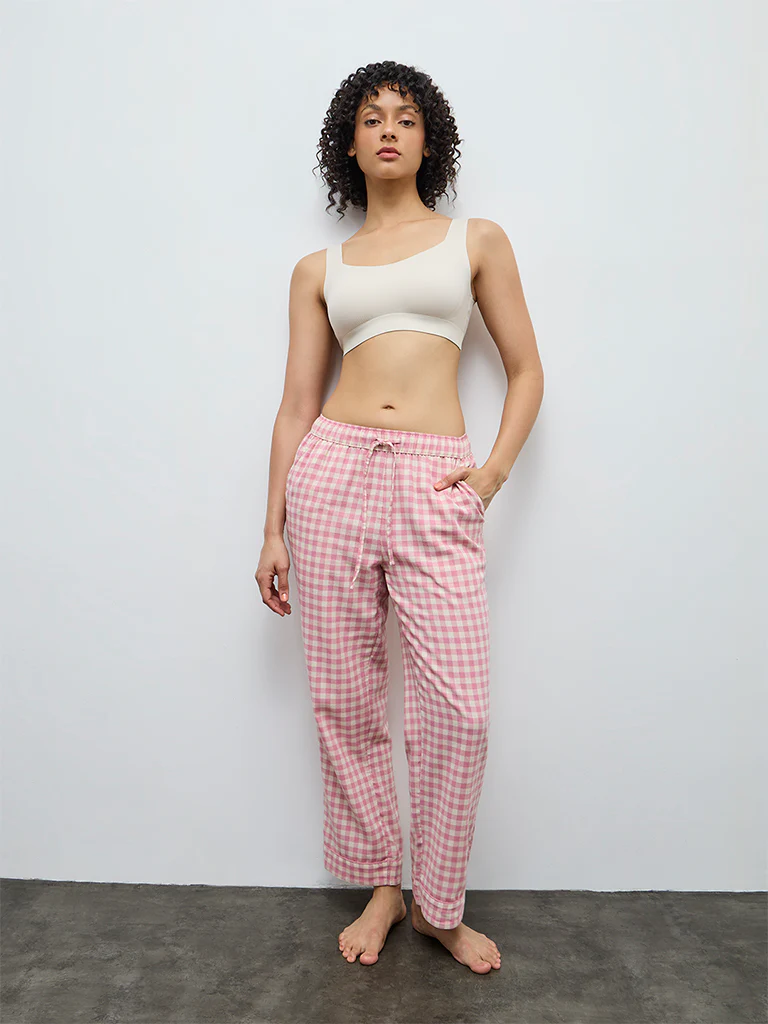 Wunderlove Light Cream Self-Striped Padded Bra