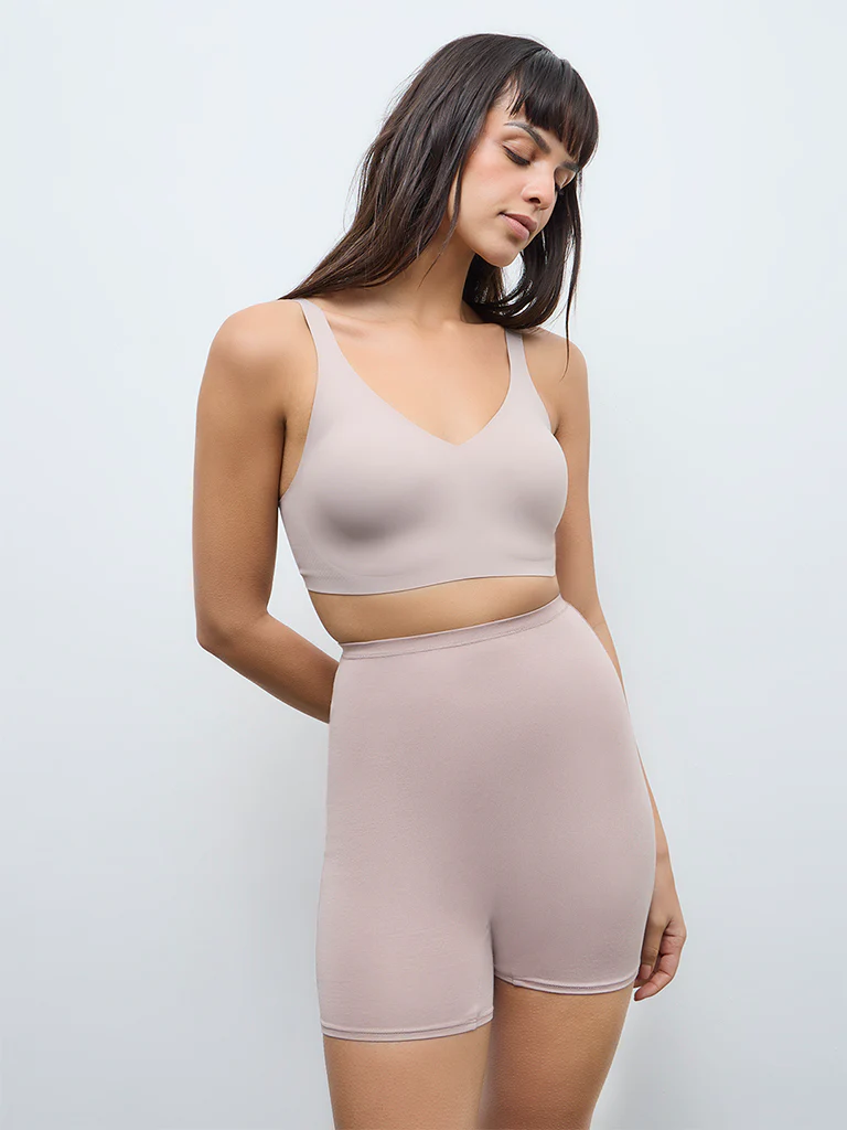Wunderlove Light Taupe Invisible Full Coverage Padded Bra