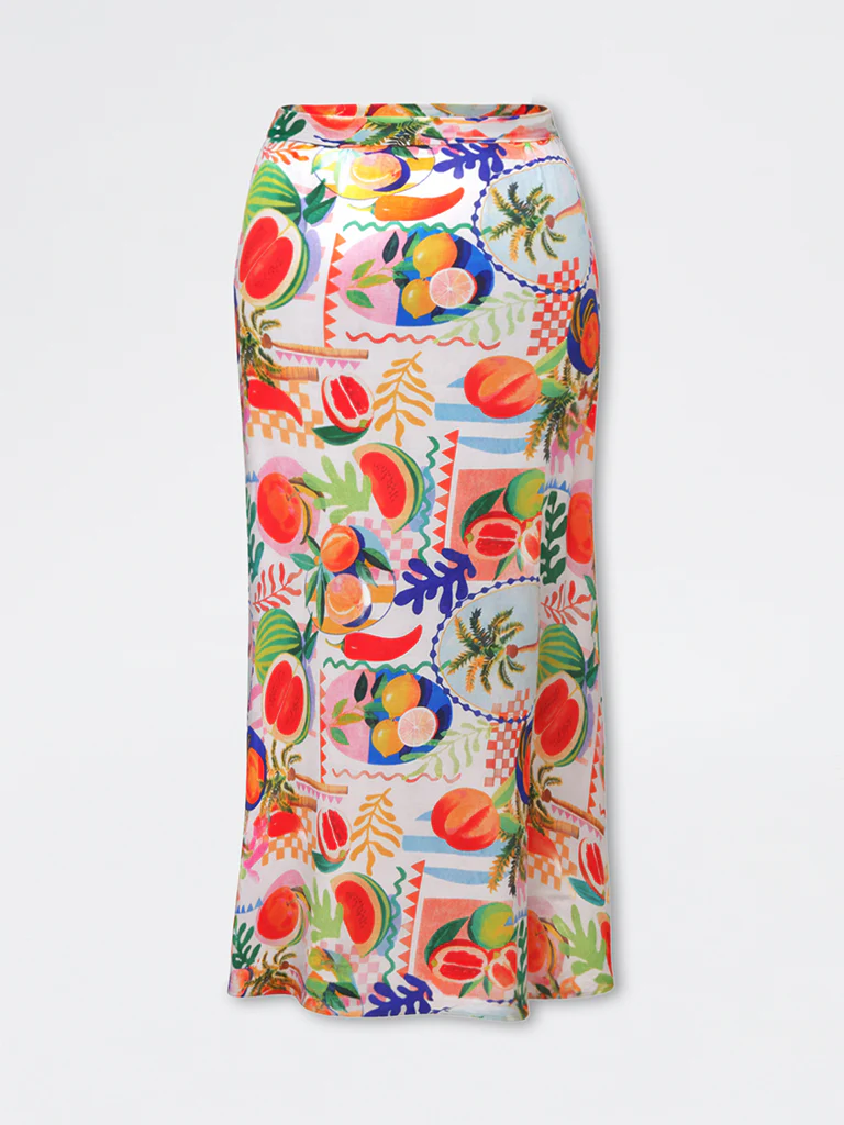 Wunderlove Swimwear Multicolor Printed Sarong In A Bag - Image 5