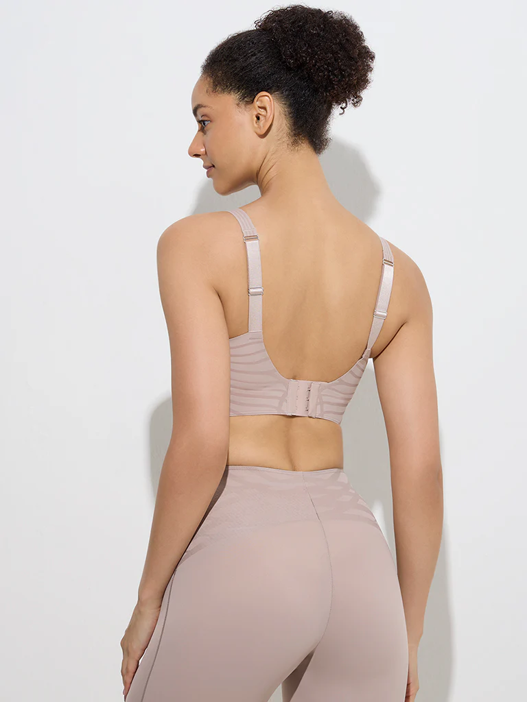 Wunderlove Taupe Padded Shadow Sculpt Bra - Image 4