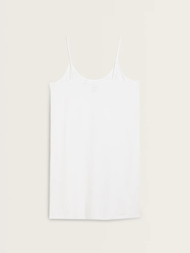 Wunderlove White Cotton-Blend Slip - Image 6