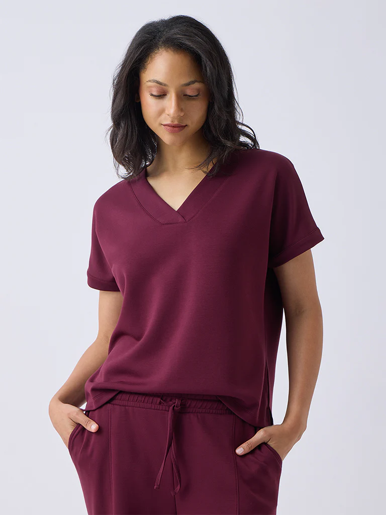 Wunderlove Wine Solid Top - Image 2