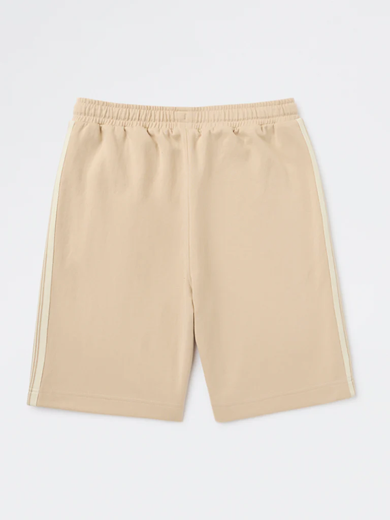 Y&F Kids Boys Beige Striped Mid-Rise Shorts - Image 3