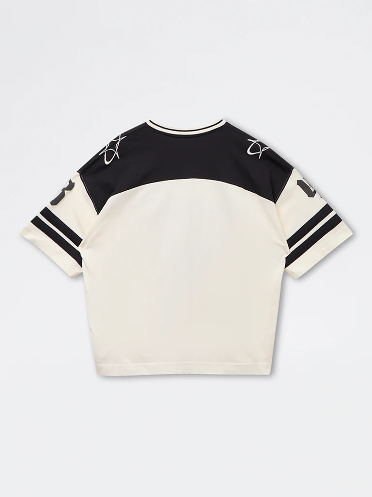 Y&F Kids Boys Black Numerical Printed T-Shirt - Image 2