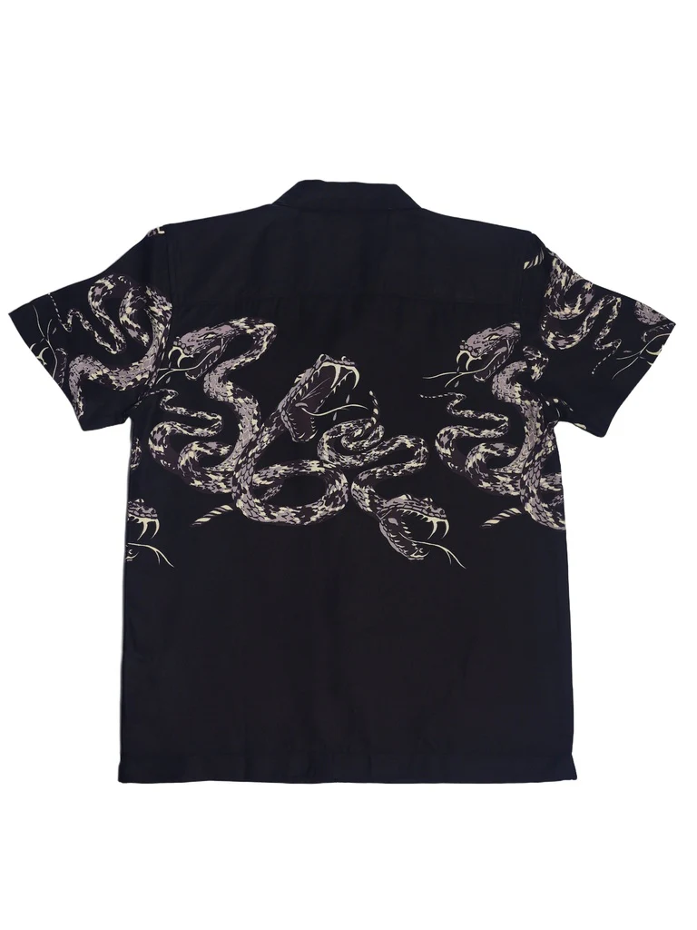 Y&F Kids Boys Black Printed Shirt - Image 4