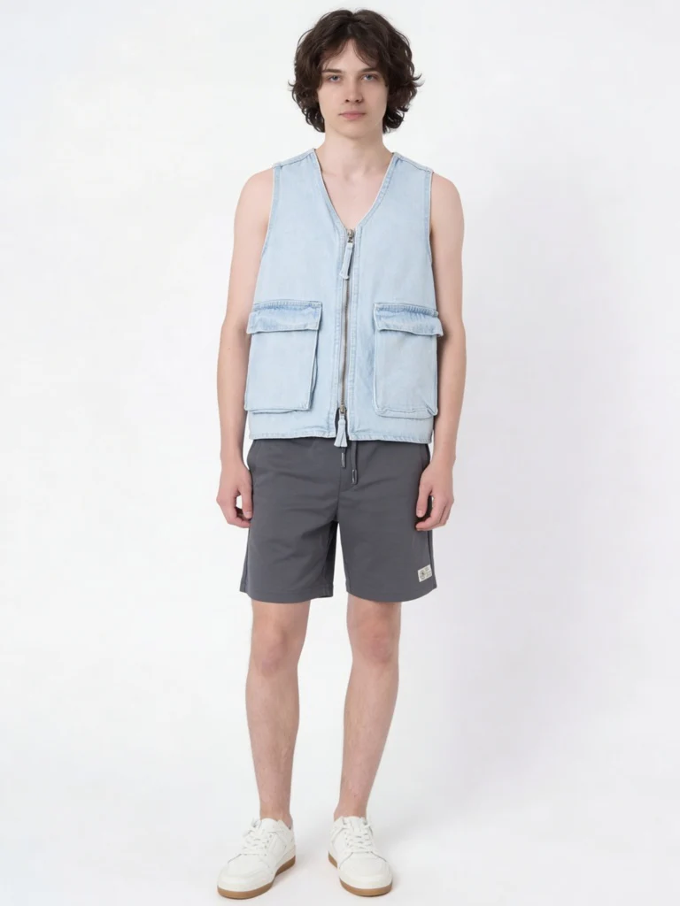 Y&F Kids Boys Blue Denim Jacket