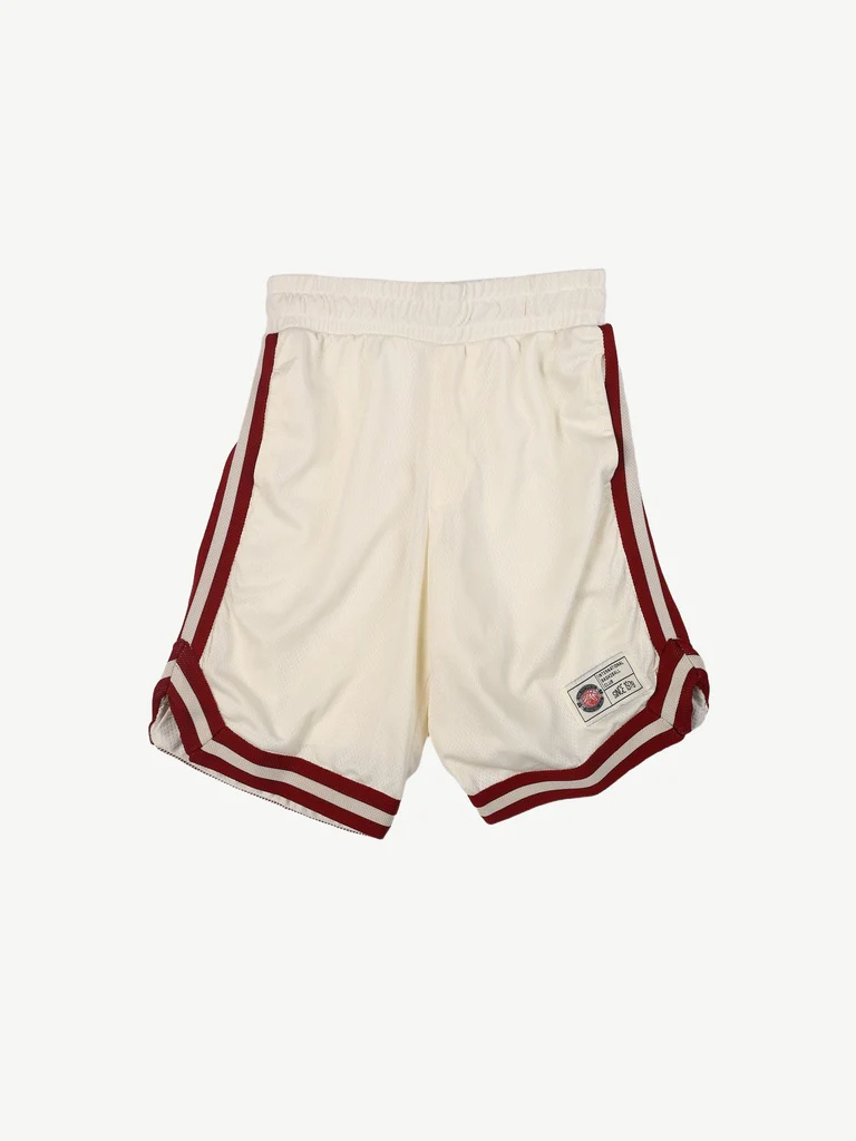 Y&F Kids Boys Boys Off-White Side Striped Basketball Shorts - Image 3