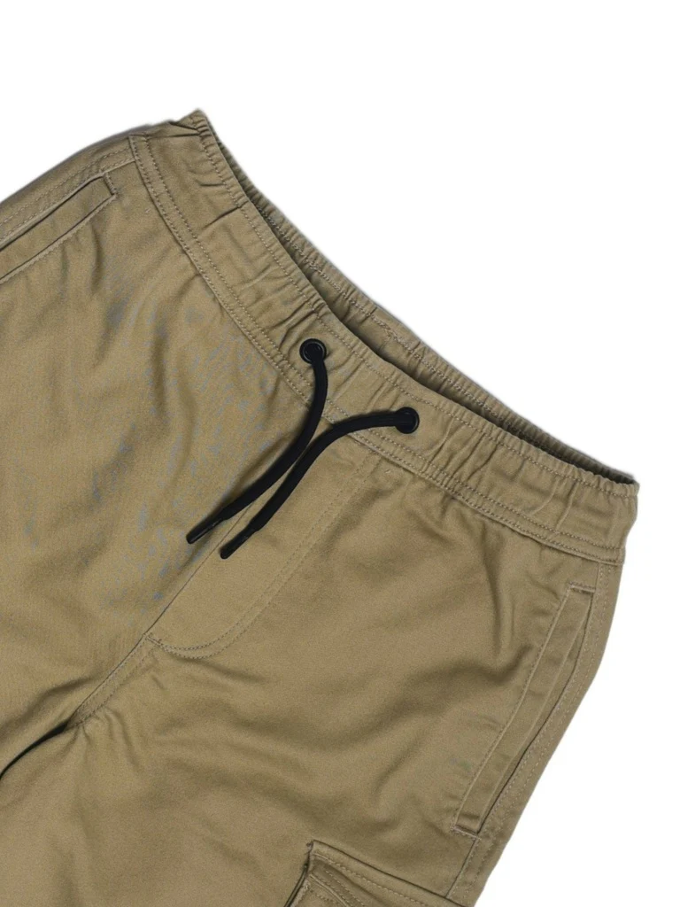 Y&F Kids Boys Stone Cargo Pocket Cotton-Blend Shorts - Image 6
