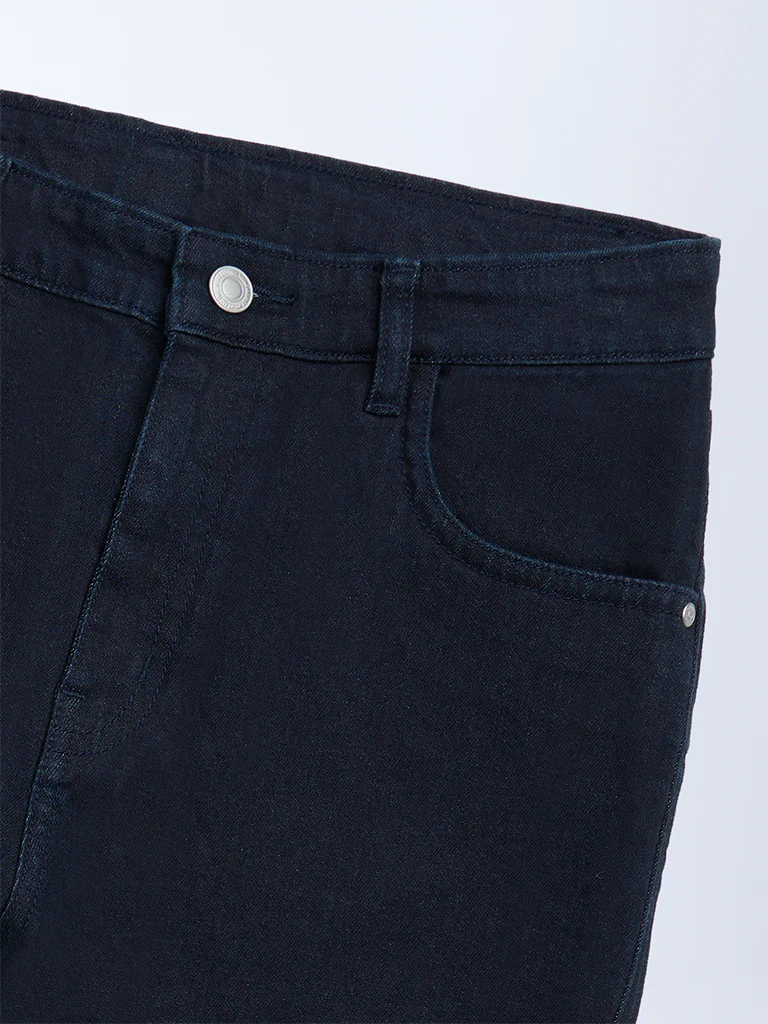 Y&F Kids Girls Black High-Rise Bootcut Jeans - Image 3