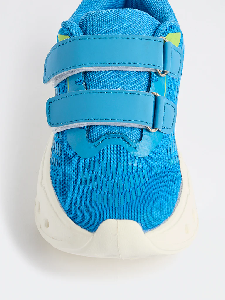 Yellow Blue Chunky Sneakers - Image 3