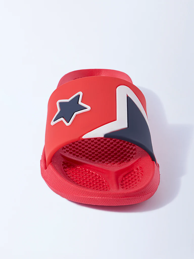 Yellow Red Star-Design Slides - Image 3