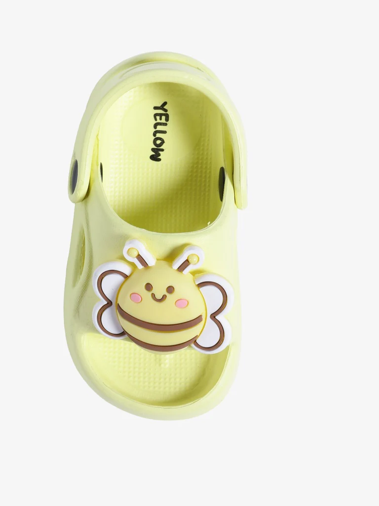 Yellow Yellow Bee Themed Comfort Clogs - Image 3