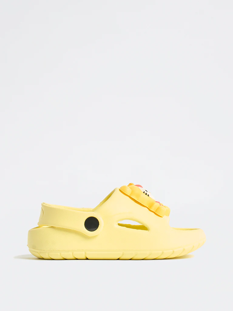 Yellow Yellow Hello Kitty Applique Clogs