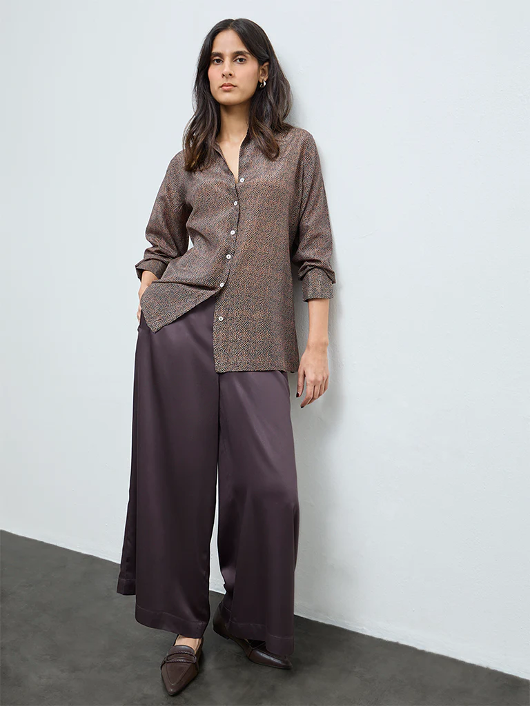 Zuba Dark Grey Palazzos - Image 2