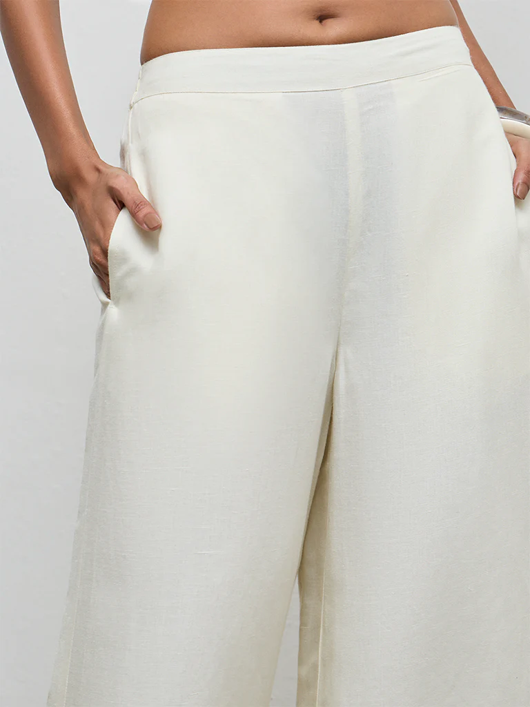 Zuba Off-White Pants - Image 3
